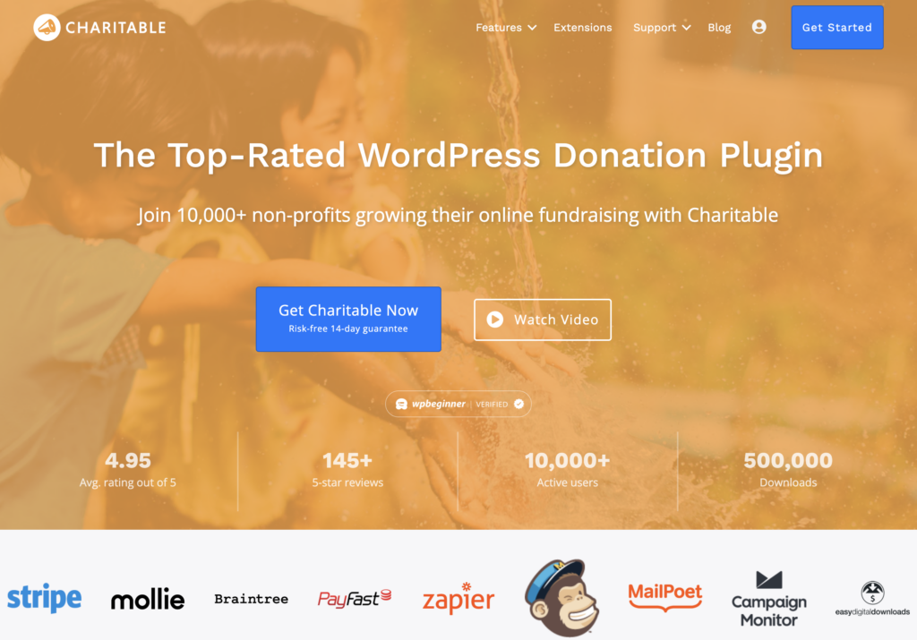 WP Charitable_Best WordPress PayPal Plugins